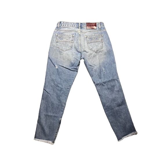 One X One Teaspoon Distressed Freebirds Boyfriend Cut Jeans - Picture 2 of 10